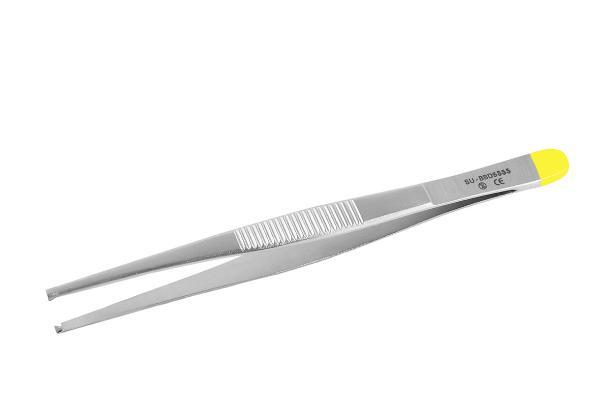 SIUS Pinzette 130mm chirurgisch gerade sta 22 Stk