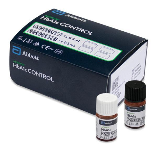 AFINION contr&ocirc;le HbA1c niveau I+II 2 x 0.5 ml