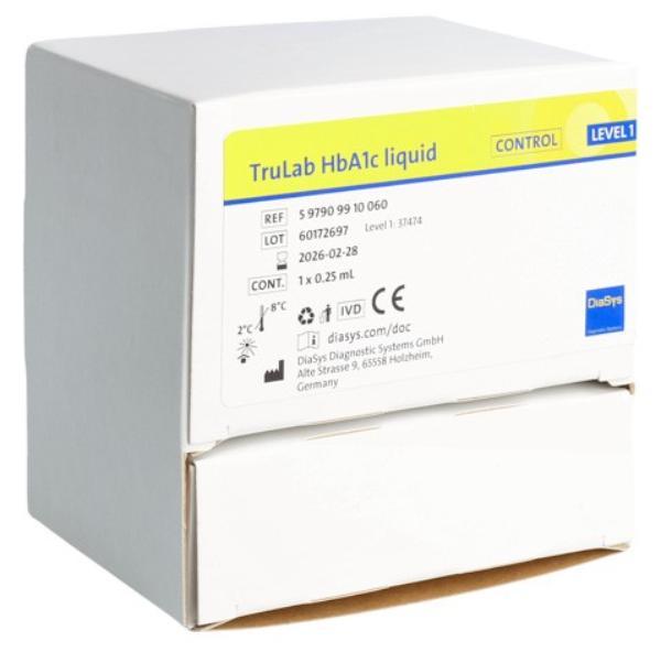DIASYS TruLab HbA1c liquid Control Level 1 0.25 ml