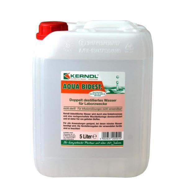 KERNDL Bidestilliertes Wasser Aqua purific 5 lt