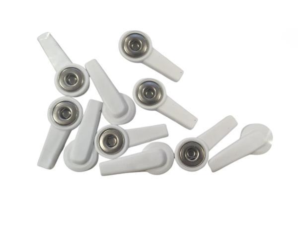 FIAB adapt bouton pouss 4mm c&acirc;ble desti ECG 10 pce