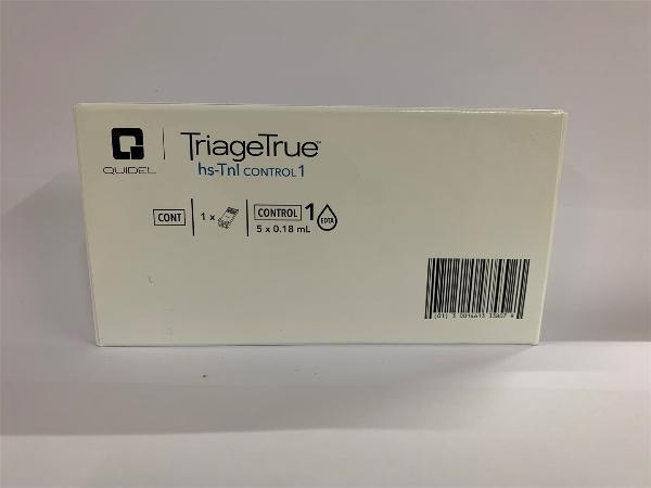TRIAGETRUE Quidel high sens trop I control 1 box