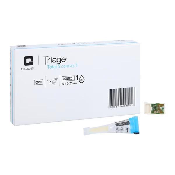 TRIAGE Quidel total 5 control 1 box