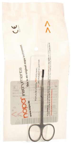 NOPA ciseaux à iridectomie courbes 10.5cm p/p