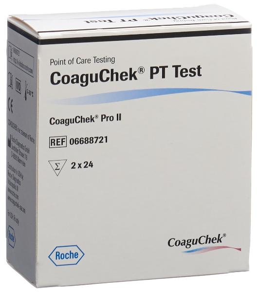 COAGUCHEK PT Test de/it/nl/fr 2 x 24 pce