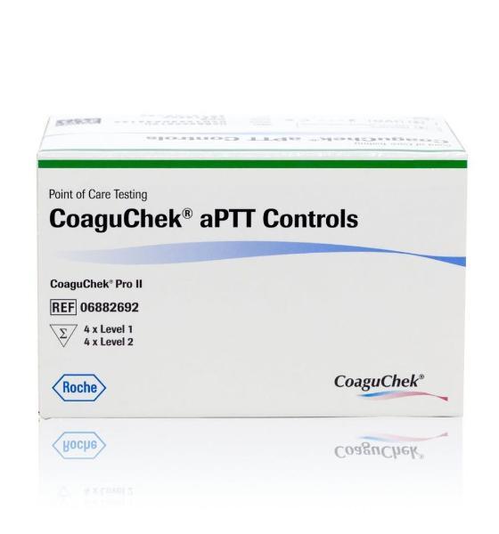 COAGUCHEK aPTT Controls (Level 1+2) 4 Stk
