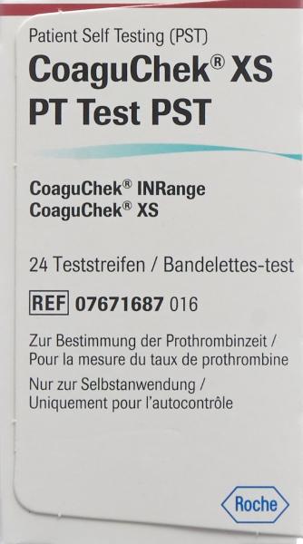 COAGUCHEK XS PT PST de/it/nl/fr 24 pce