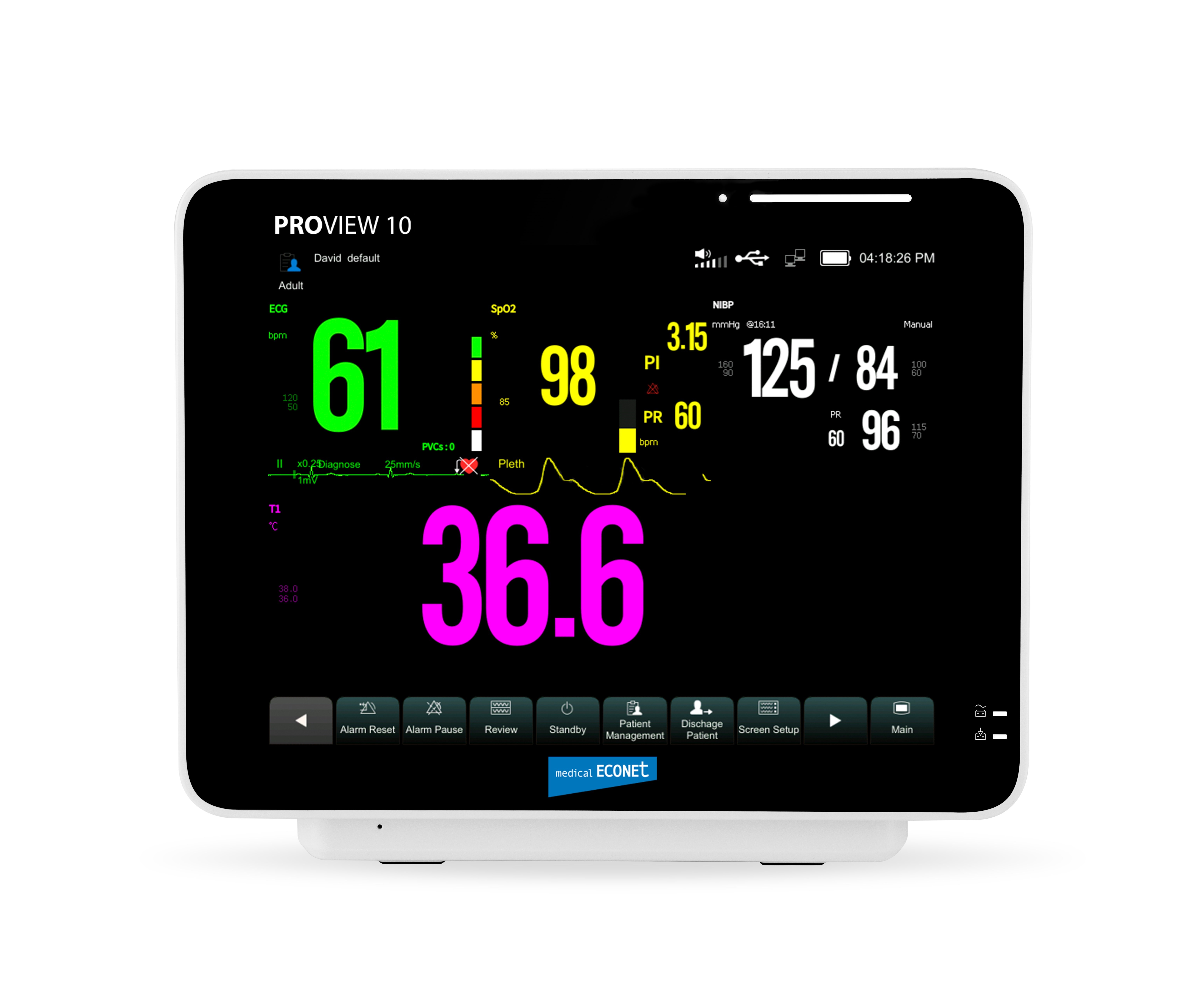 ECONET PROview 10 moniteur surveillan