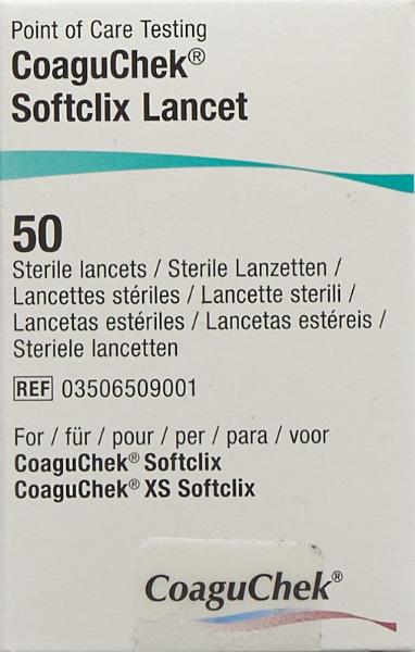 COAGUCHEK XS SoftClix lancettes 50 pce
